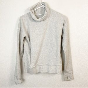 Lululemon Cowl Neck Sweater Gray | Size 4
